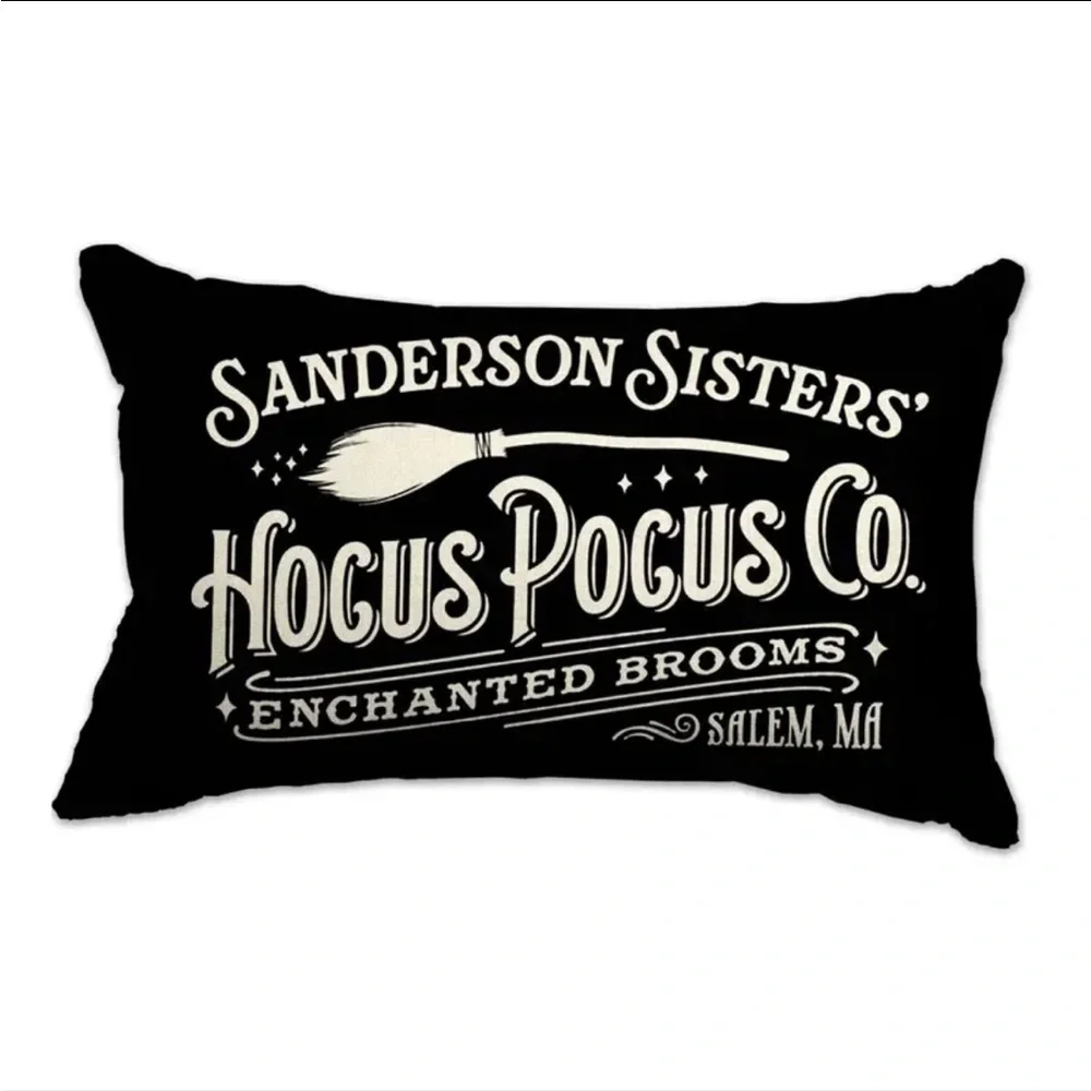 Sanderson Sisters Halloween Pillow Cover, NWT